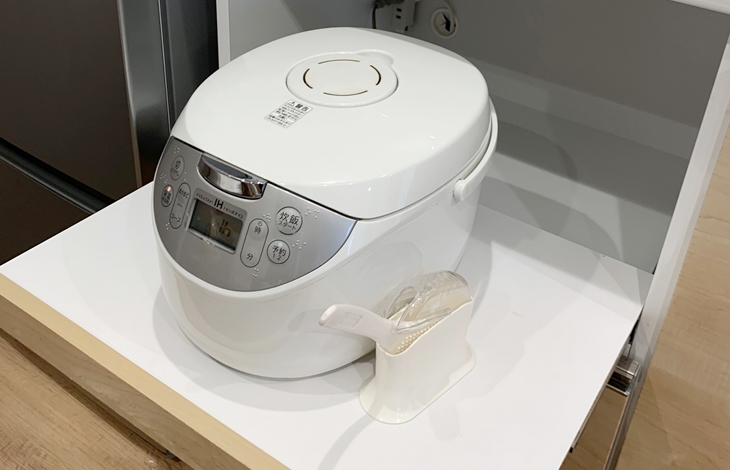 家電収納を組み込んだタイプ